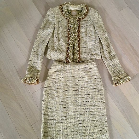 St John couture suit set